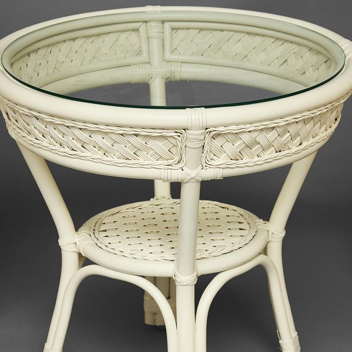 Набор мебели Secret De Maison белого цвета - купить Комплекты для сада и дачи по цене 65480.0