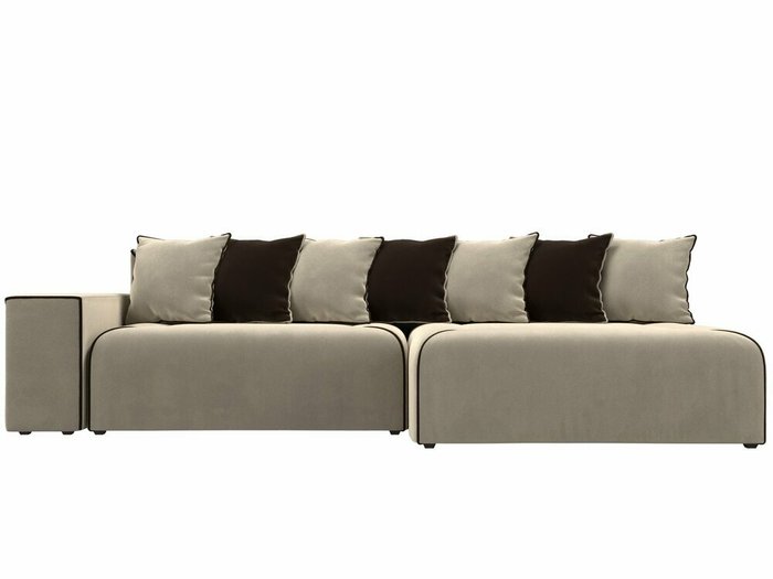 Угловой диван-кровать Кёльн бежевого цвета правый угол - купить Угловые диваны по цене 53999.0
