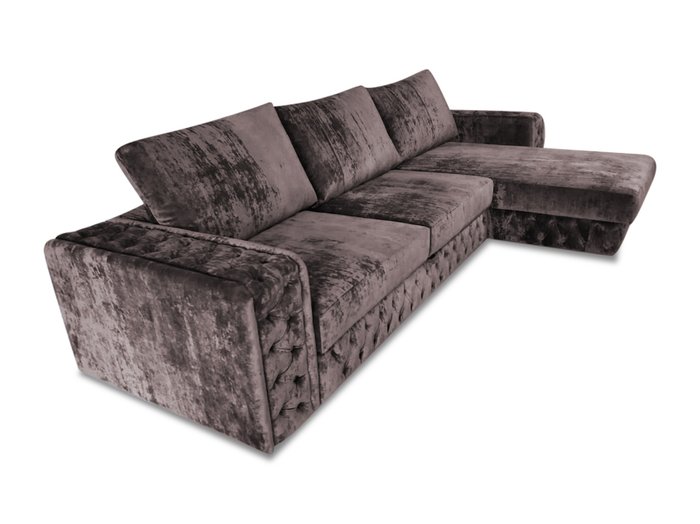 Угловой диван-кровать Прадо сиреневого цвета - лучшие Угловые диваны в INMYROOM