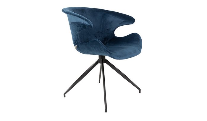 Кресло Mia синего цвета