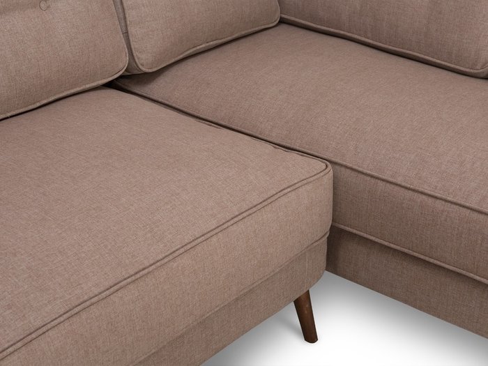 Угловой диван Vogue коричневого цвета  - лучшие Угловые диваны в INMYROOM
