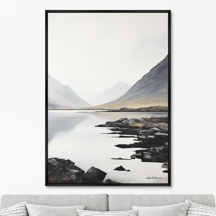 Репродукция картины Landscape collection, Calmness, No 1, 2024г. - купить Картины по цене 24999.0