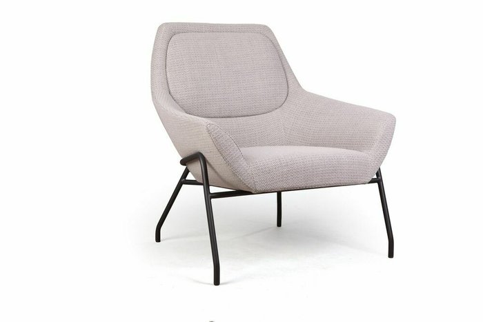 Кресло Prince светло-серого цвета - купить Интерьерные кресла по цене 79900.0