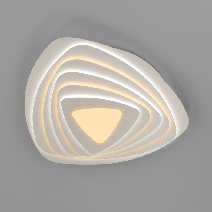 Светодиодный потолочный светильник с пультом управления 90150/6 белый - лучшие Потолочные светильники в INMYROOM