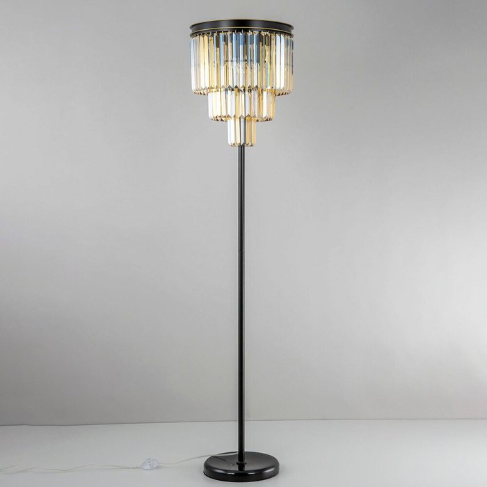 Citilux Мартин CL332992 Торшер хрустальный Шампань - лучшие Торшеры в INMYROOM