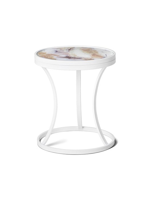 Кофейный столик Martini белого цвета