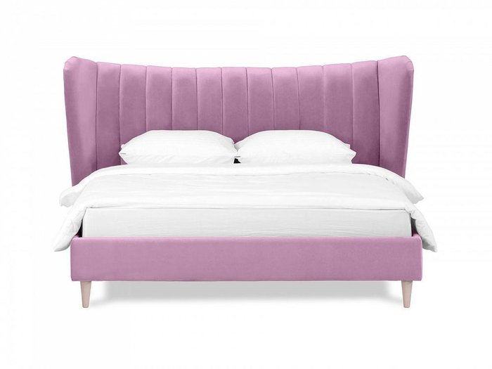 Кровать Queen II Agata L 160х200 лилового цвета - купить Кровати для спальни по цене 64410.0