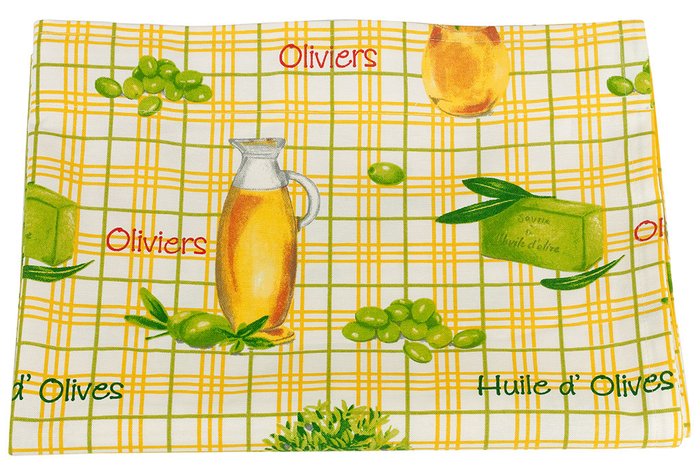 Штора с рисунком  "olive"