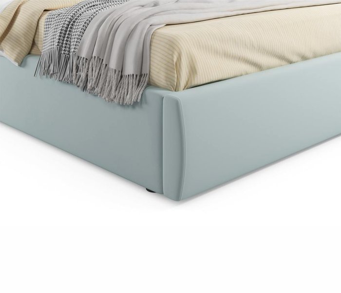 Кровать Verona 140х200 с ортопедическим основанием мятного цвета - лучшие Кровати для спальни в INMYROOM