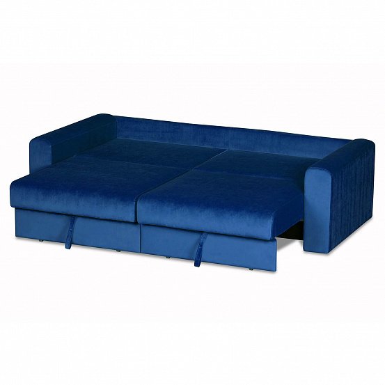 Диван-кровать Мэдисон Лувр синего цвета - купить Прямые диваны по цене 34990.0