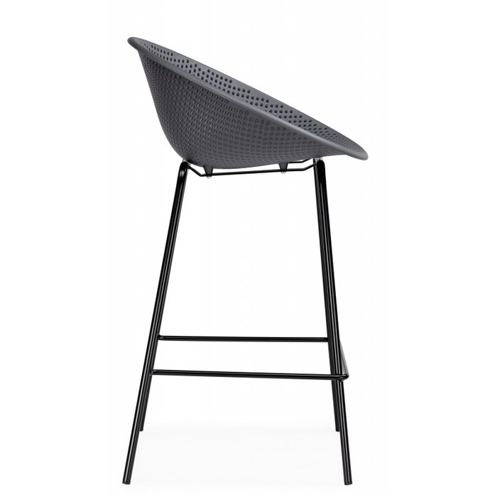 Полубарный стул Zeta темно-серого цвета - лучшие Барные стулья в INMYROOM