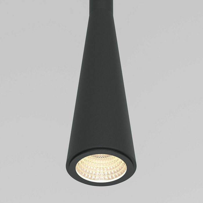 Светильник подвесной светодиодный Vist 7W 3000K черный 50312 LED