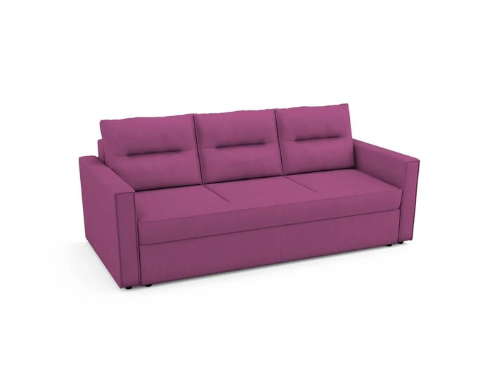 Угловой Диван-кровать Macao правый пурпурного цвета - лучшие Угловые диваны в INMYROOM