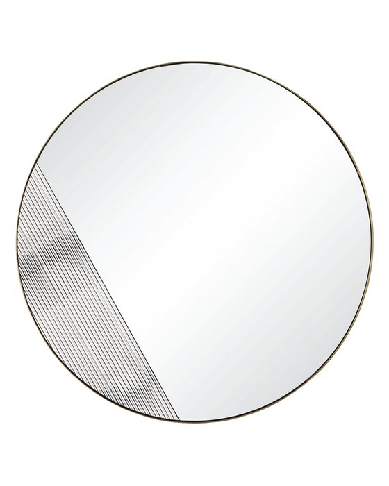 Настенное зеркало Нолан M цвета латунь - купить Настенные зеркала по цене 27391.0