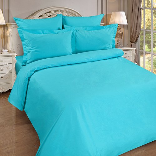 Наволочка 'Цвет эмоций' 50х70 с ушками, поплин, 100 % хлопок, пл. 110 гр./кв. м., 'Бриз'