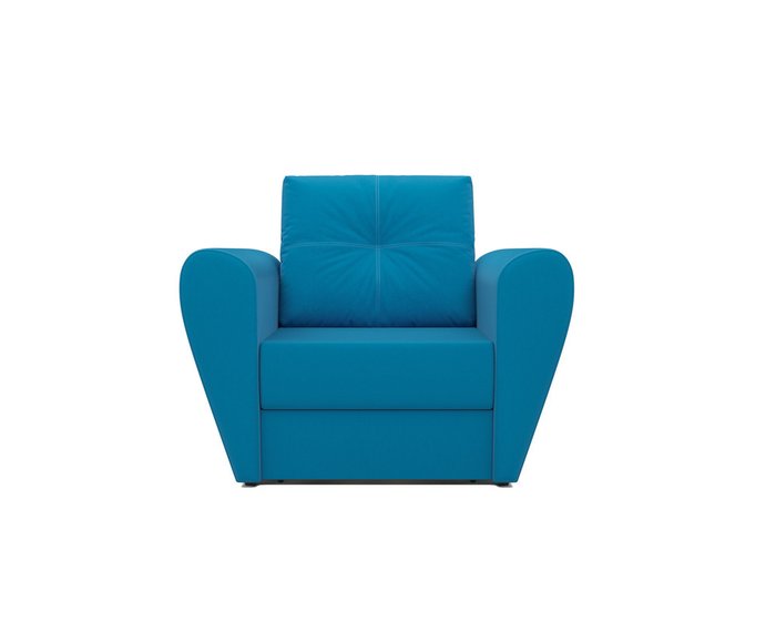 Кресло-кровать Квартет светло-синего цвета - купить Интерьерные кресла по цене 21290.0