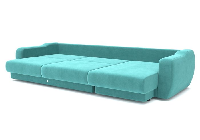 Угловой диван-кровать бирюзового цвета - лучшие Угловые диваны в INMYROOM
