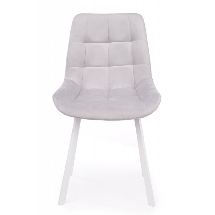 Обеденный стул Челси П светло-серого цвета - купить Обеденные стулья по цене 5170 Обеденный стул Челси П светло-серого цвета - купить Обеденные стулья по цене 5170