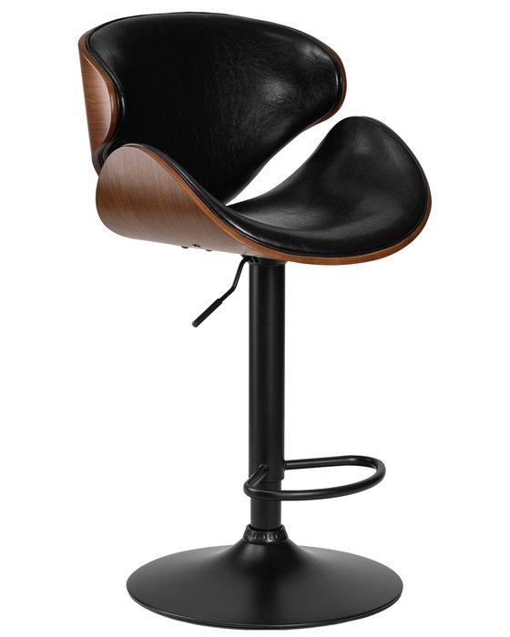 Стул барный Karter коричнево-черного цвета - купить Барные стулья по цене 15380.0