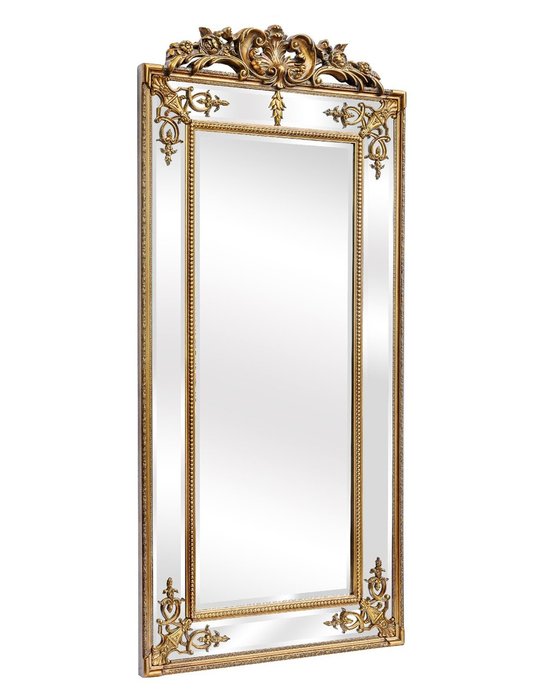 Золотое зеркало Пабло 92х200 золотого цвета - купить Напольные зеркала по цене 91500 Золотое зеркало Пабло 92х200 золотого цвета - купить Напольные зеркала по цене 91500