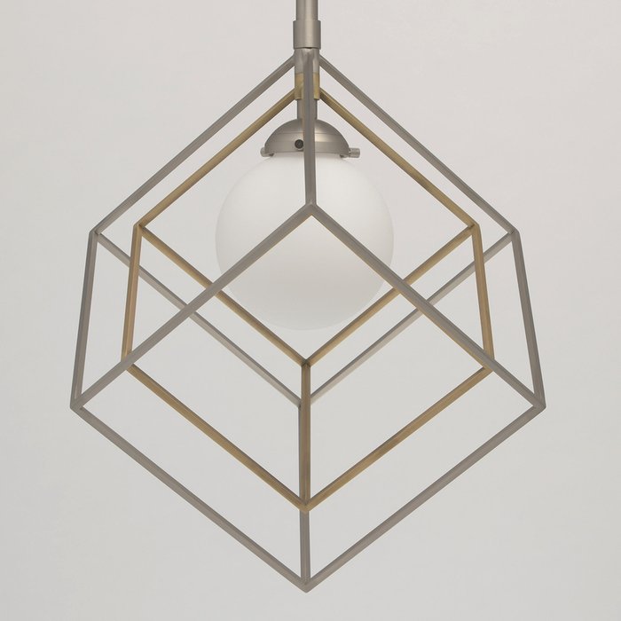 Светодиодный светильник Призма с белым плафоном - лучшие Потолочные светильники в INMYROOM