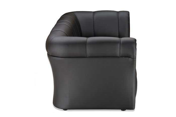 Прямой диван Ригель черного цвета - лучшие Прямые диваны в INMYROOM