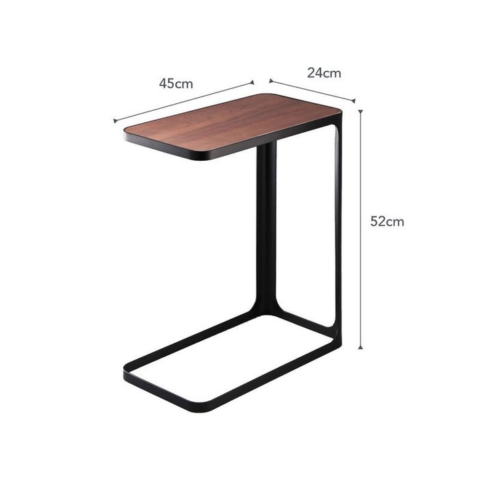 Журнальный столик Frame с основанием черного цвета - купить Кофейные столики по цене 20404.0