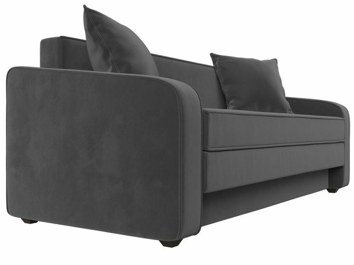 Диван-кровать Лига 013 темно-серого цвета - лучшие Прямые диваны в INMYROOM