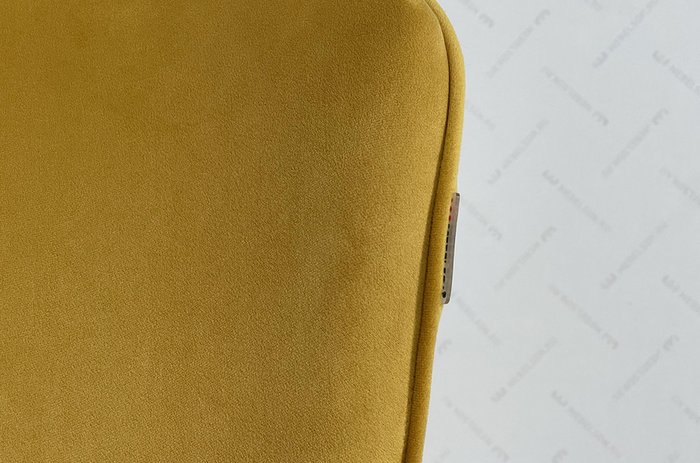 Стул Ричард желтого цвета с белыми ножками - купить Обеденные стулья по цене 7880.0