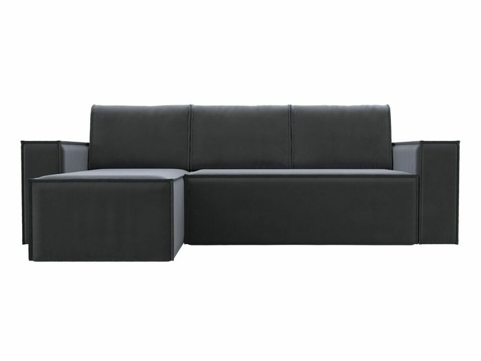 Угловой диван-кровать Куба серого цвета левый угол - купить Угловые диваны по цене 58999.0