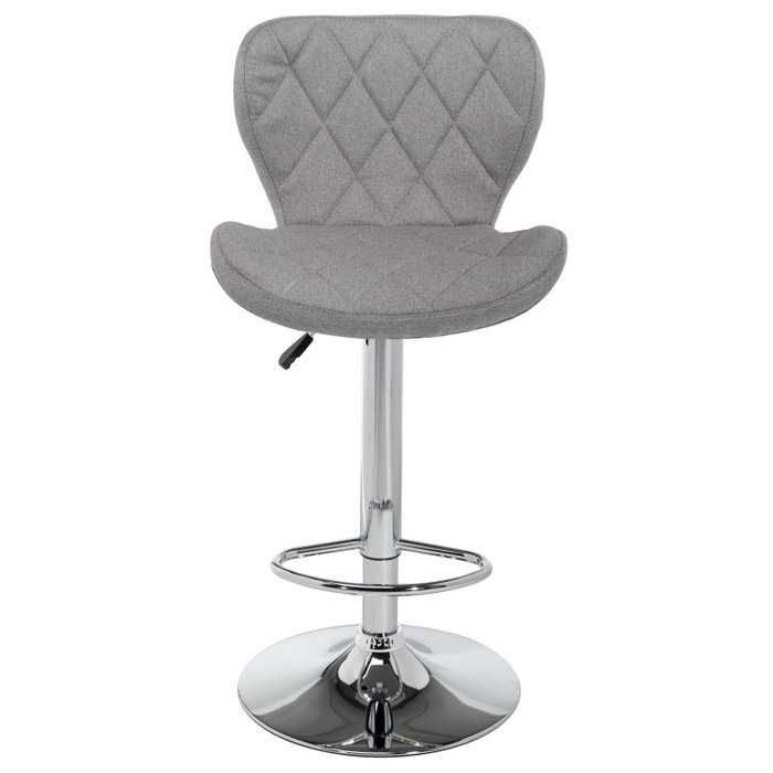 Барный стул Porch grey fabric с обивкой серого цвета - купить Барные стулья по цене 6870.0