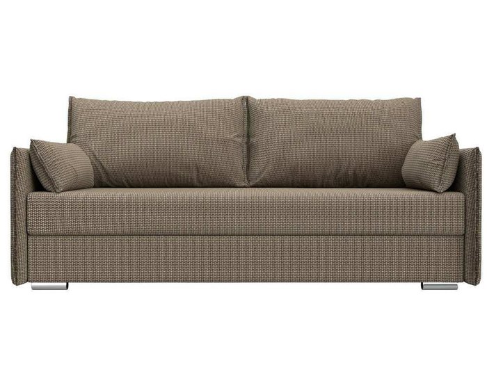 Прямой диван-кровать Сайгон бежево-коричневого цвета - купить Прямые диваны по цене 39999.0