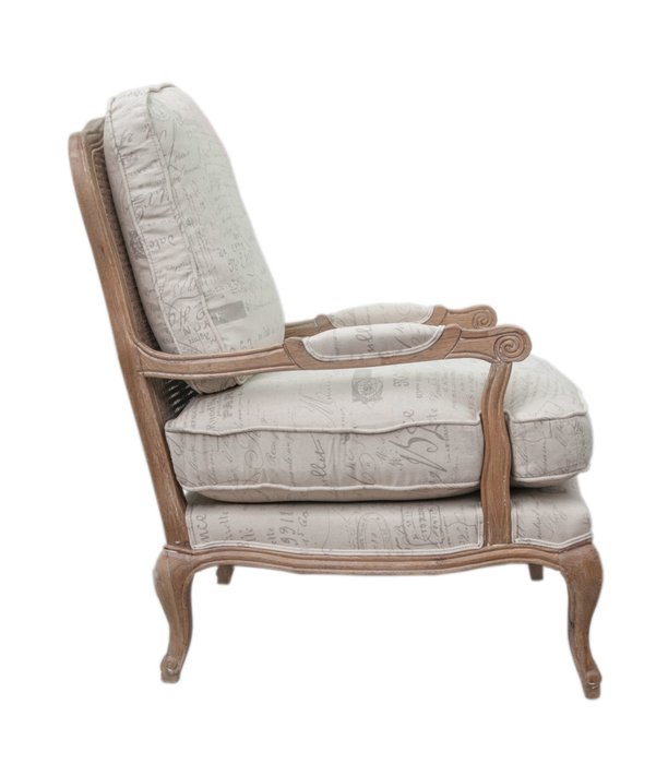 Кресло Nitro rattan print бежевого цвета - купить Интерьерные кресла по цене 69600.0