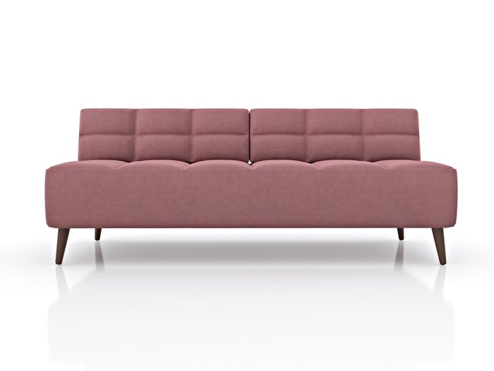 Диван Нельсон темно-розового цвета - купить Прямые диваны по цене 29990.0
