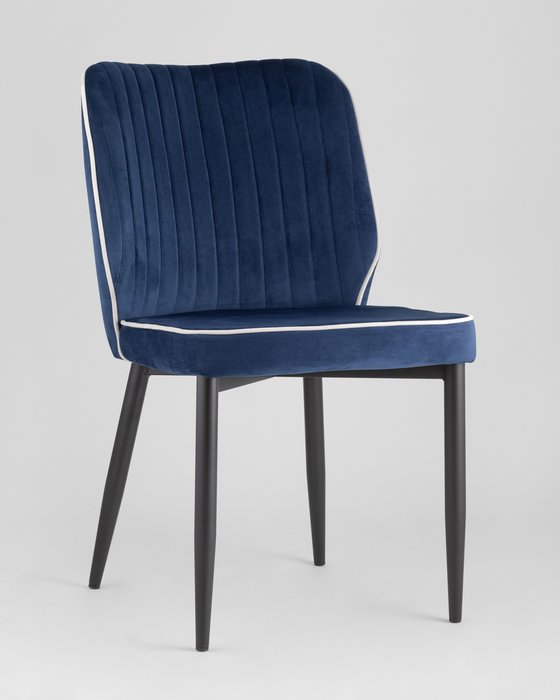 Стул Лоренс синего цвета - купить Обеденные стулья по цене 8599.0