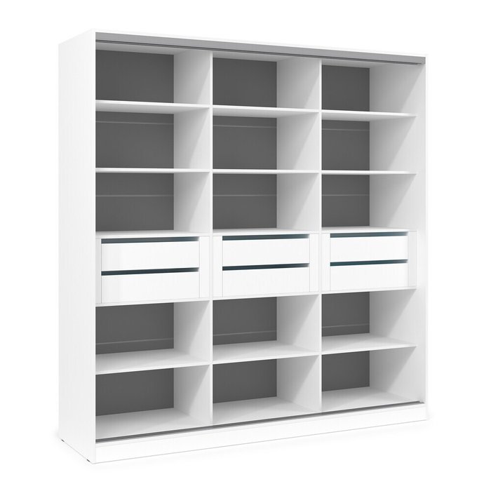 Шкаф-купе Comfort 21.10 белого цвета - купить Шкафы-купе по цене 85687 Шкаф-купе Comfort 21.10 белого цвета - купить Шкафы-купе по цене 85687