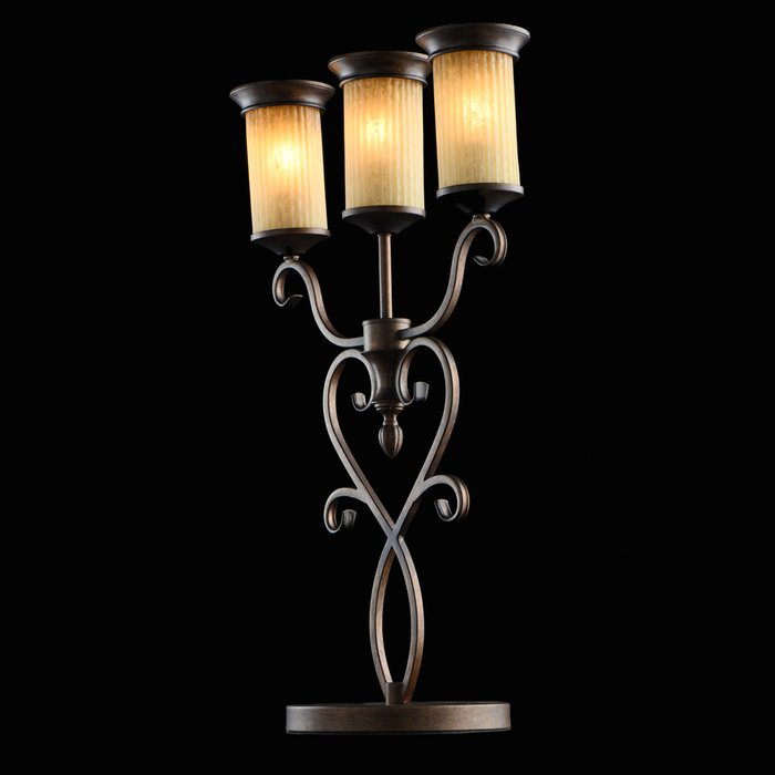 Настольная лампа Айвенго с плафонами из стекла - купить Настольные лампы по цене 51200.0