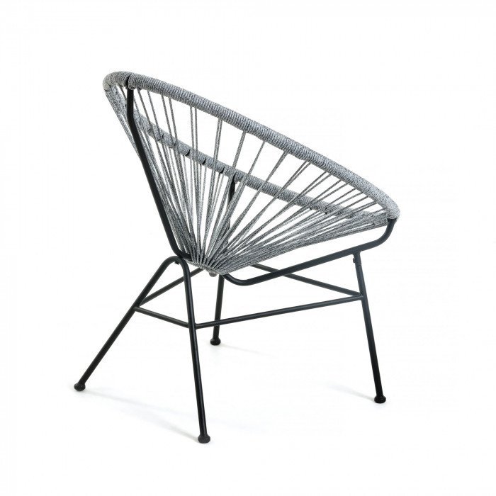 Кресло Samantha светло-серого цвета - купить Садовые кресла по цене 17990.0