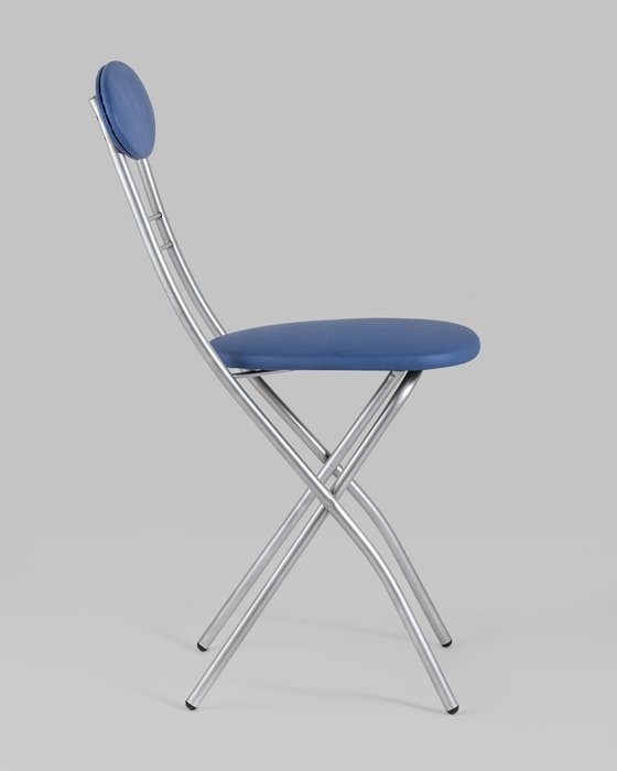 Стул складной Компакт синего цвета - лучшие Обеденные стулья в INMYROOM