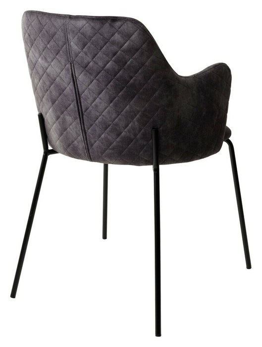 Стул с подлокотниками Amaretto цвета графит - купить Обеденные стулья по цене 7500.0