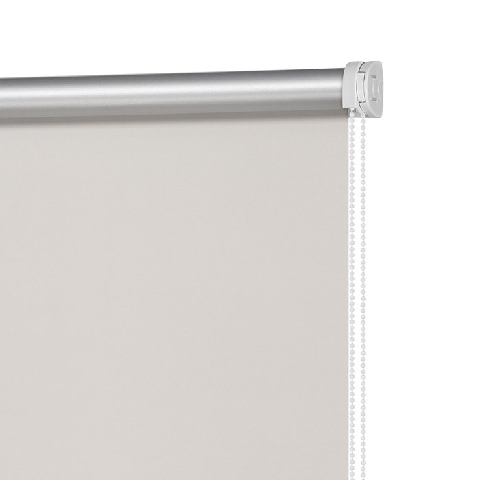 Рулонная штора Миниролл Блэкаут Плайн светло-бежевого цвета 80x160