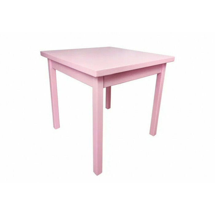 Обеденный стол Классика 70х70 розового цвета
