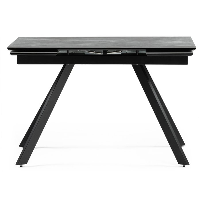 Раздвижной обеденный стол Габбро М серого цвета - купить Обеденные столы по цене 45230.0