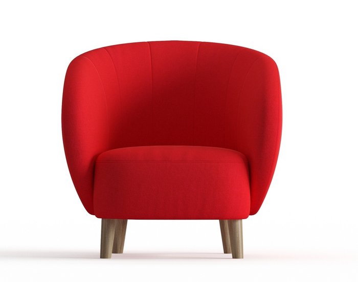 Кресло Чарльз красного цвета - купить Интерьерные кресла по цене 15990.0