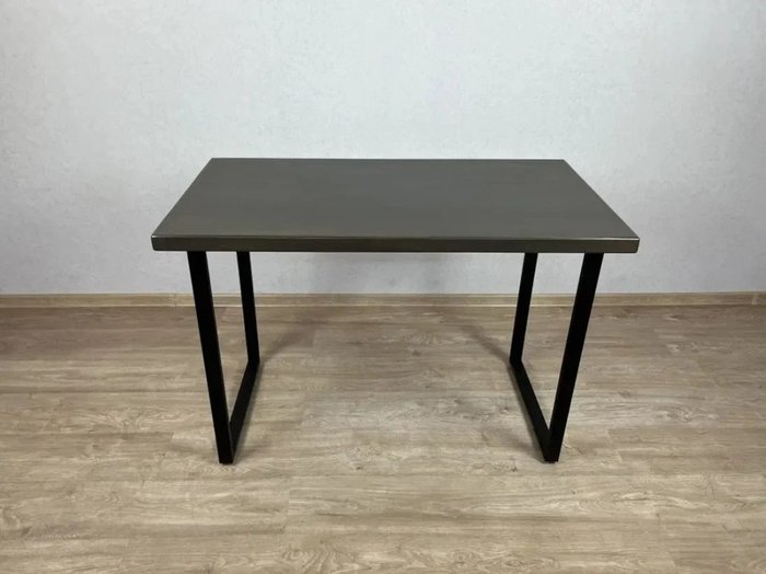 Стол обеденный Loft 120х70 черно-коричневого цвета - купить Обеденные столы по цене 14736.0