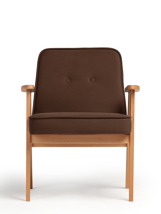 Кресло Несс zara коричневого цвета - купить Интерьерные кресла по цене 11380.0