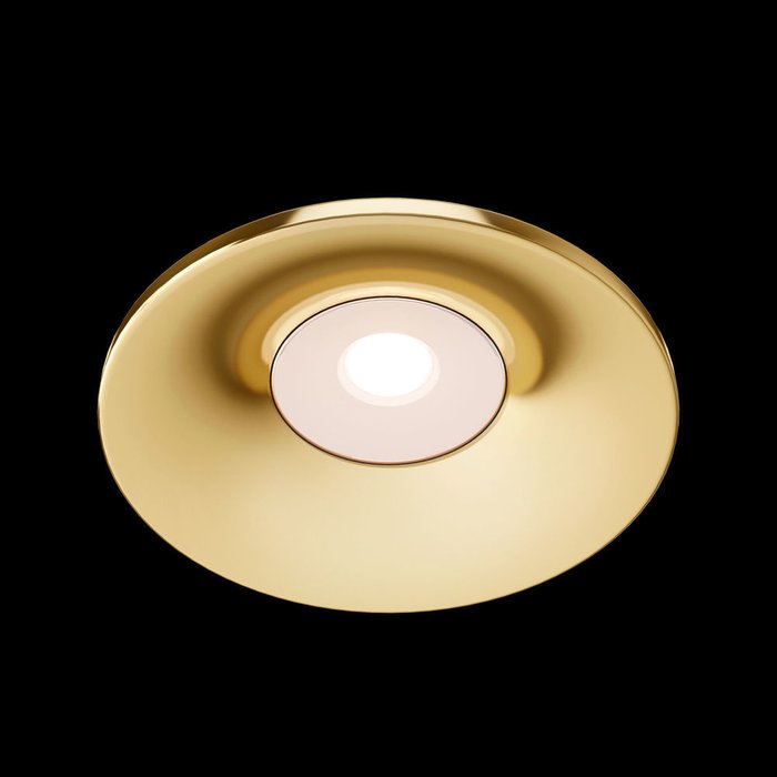 Встраиваемый светильник Technical золотого цвета - лучшие Встраиваемые споты в INMYROOM