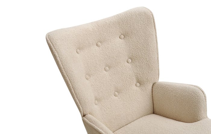 Кресло Hygge кремового цвета - лучшие Интерьерные кресла в INMYROOM
