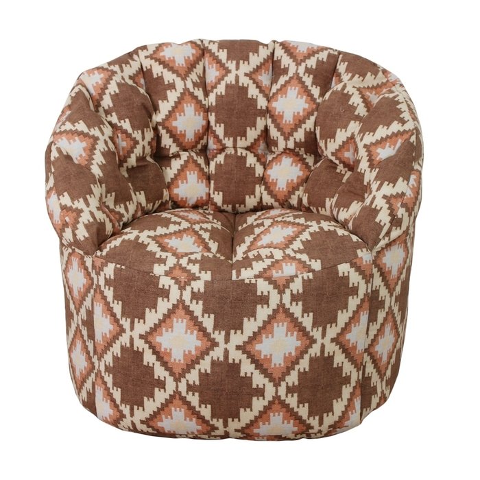 Кресло-пуф коричневое - купить Бескаркасная мебель по цене 19800.0