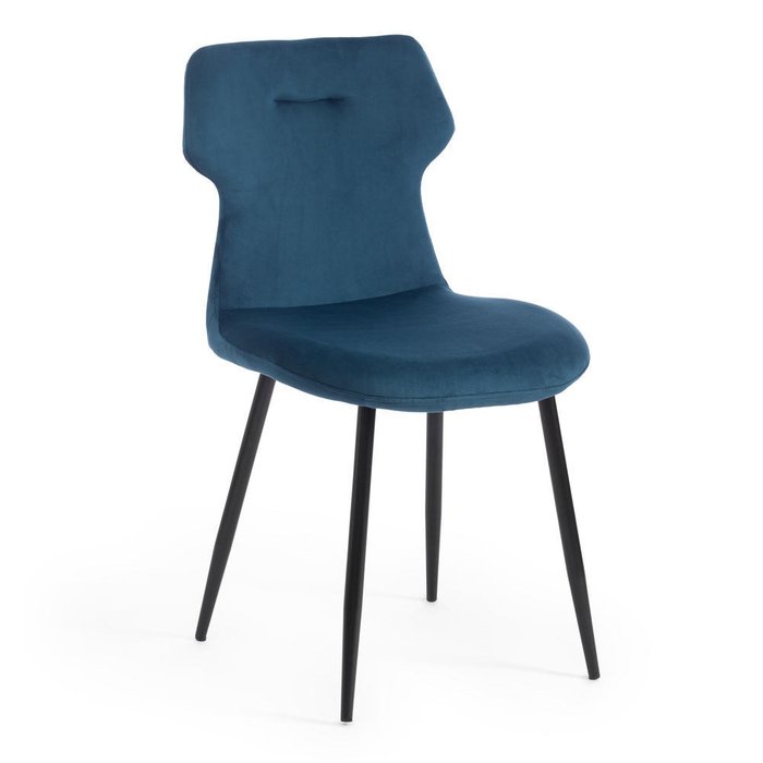 Набор из четырех стульев Robocop синего цвета - купить Обеденные стулья по цене 14440.0